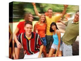 Teens Having Fun Outdoors-Bill Bachmann-Stretched Canvas
