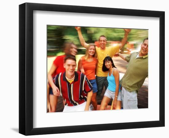 Teens Having Fun Outdoors-Bill Bachmann-Framed Photographic Print