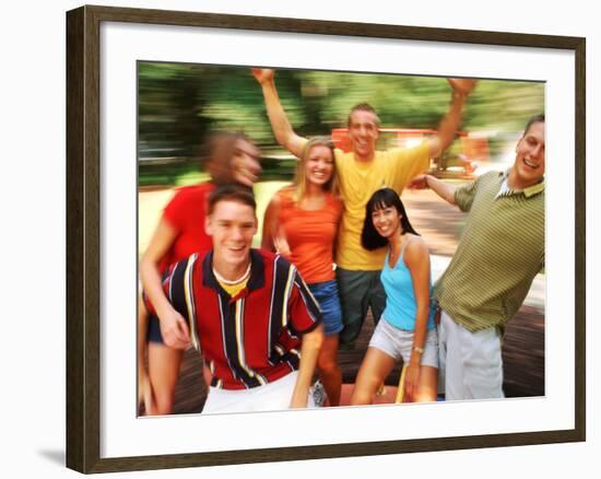 Teens Having Fun Outdoors-Bill Bachmann-Framed Photographic Print