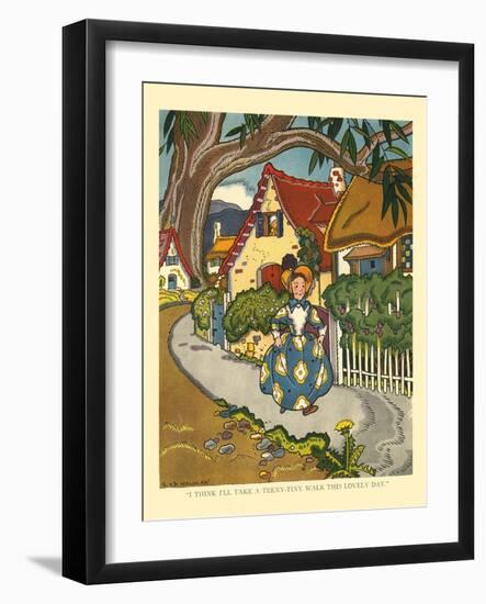 Teeny Tiny Walk-Hauman-Framed Art Print