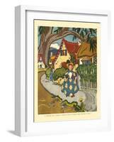 Teeny Tiny Walk-Hauman-Framed Art Print