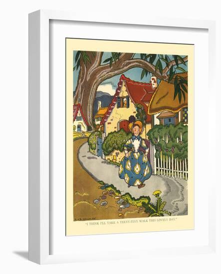 Teeny Tiny Walk-Hauman-Framed Art Print