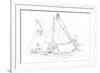 Teepee, 1841-Myers and Co-Framed Giclee Print