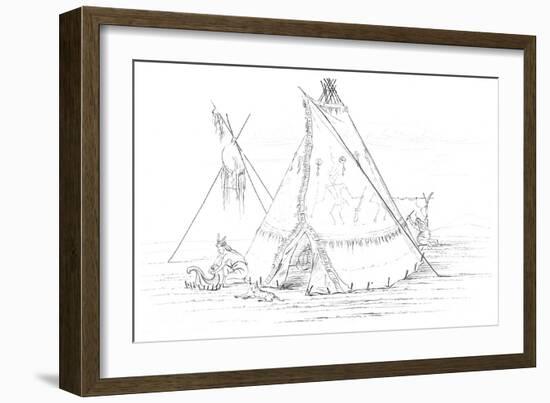 Teepee, 1841-Myers and Co-Framed Giclee Print