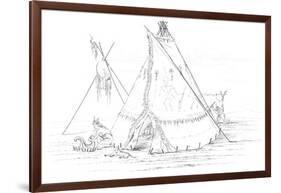 Teepee, 1841-Myers and Co-Framed Giclee Print