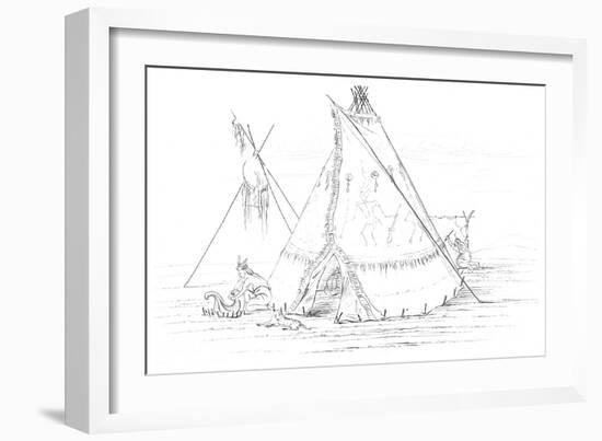 Teepee, 1841-Myers and Co-Framed Premium Giclee Print