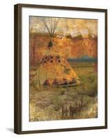 Teepee 1-Sokol-Hohne-Framed Art Print