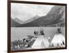 Teepee,Indians on Shore of Lake-Philip Gendreau-Framed Photographic Print