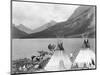 Teepee,Indians on Shore of Lake-Philip Gendreau-Mounted Photographic Print