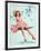 Teeter Taught Her (Well Balanced) Pin-Up 1944-Gil Elvgren-Framed Art Print