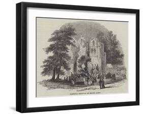 Teetotal Festival at Roche Abbey-null-Framed Giclee Print