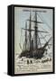 Tegetthof, Ship Used on the Austro-Hungarian Polar Expedition of 1872-1873-null-Framed Stretched Canvas