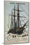 Tegetthof, Ship Used on the Austro-Hungarian Polar Expedition of 1872-1873-null-Mounted Giclee Print