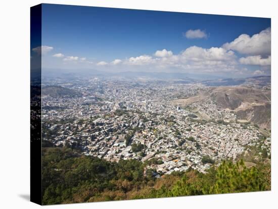 Tegucigalpa, View of City from Park Naciones Unidas El Pichacho, Honduras-Jane Sweeney-Stretched Canvas