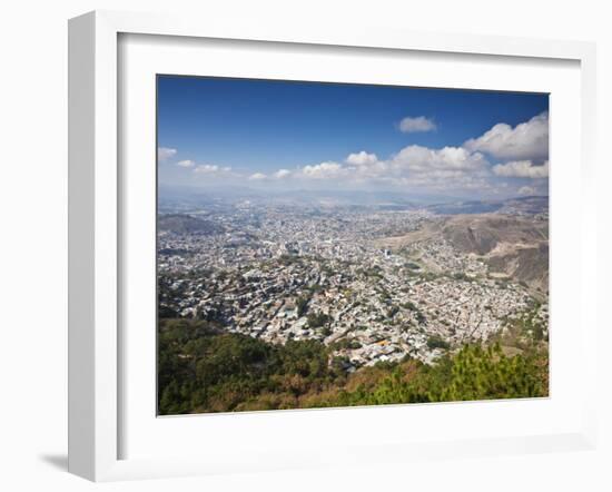 Tegucigalpa, View of City from Park Naciones Unidas El Pichacho, Honduras-Jane Sweeney-Framed Photographic Print