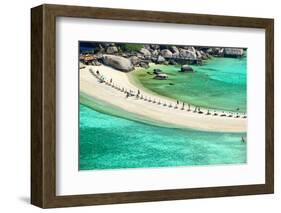 Teh Nangyuan Island or Kor Toa from Thailand-Anake Seenadee-Framed Photographic Print