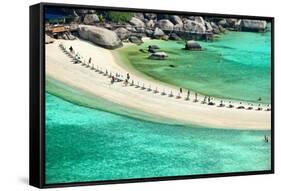 Teh Nangyuan Island or Kor Toa from Thailand-Anake Seenadee-Framed Stretched Canvas