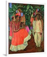 Tehauntepec Dance-Diego Rivera-Framed Premium Giclee Print