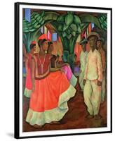 Tehauntepec Dance-Diego Rivera-Framed Premium Giclee Print