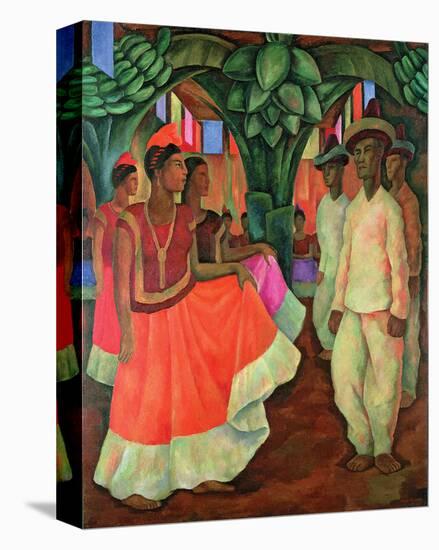 Tehauntepec Dance-Diego Rivera-Stretched Canvas