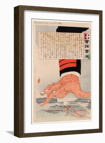 Tehidoi Tsubushigata-Kobayashi Kiyochika-Framed Giclee Print