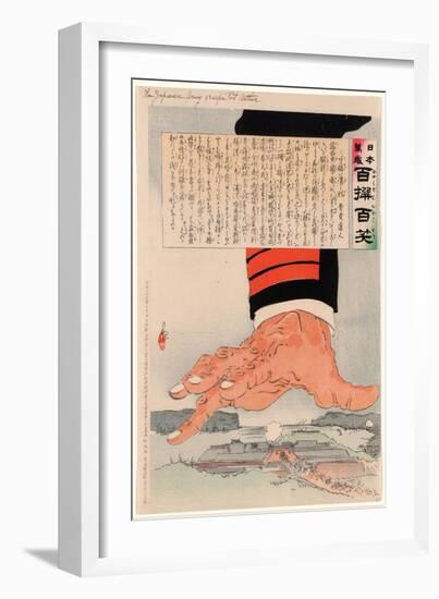 Tehidoi Tsubushigata-Kobayashi Kiyochika-Framed Giclee Print