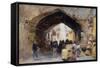 Tehran Bazaar, 1994-Trevor Chamberlain-Framed Stretched Canvas