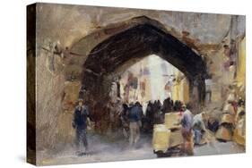 Tehran Bazaar, 1994-Trevor Chamberlain-Stretched Canvas