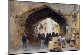 Tehran Bazaar, 1994-Trevor Chamberlain-Mounted Giclee Print