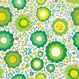 Seamless Floral Pattern-teiasokhadze-Art Print