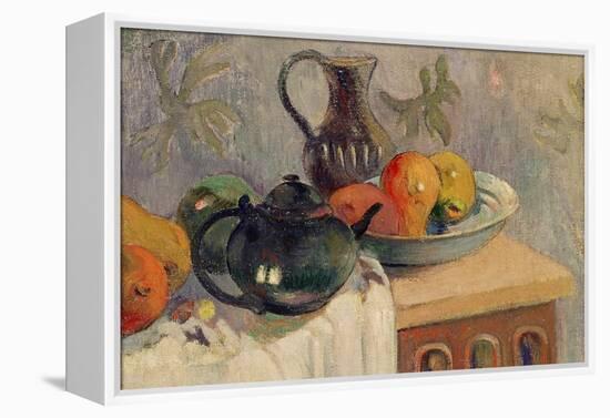 Teiera, Brocca e Frutta, 1899-Paul Gauguin-Framed Stretched Canvas