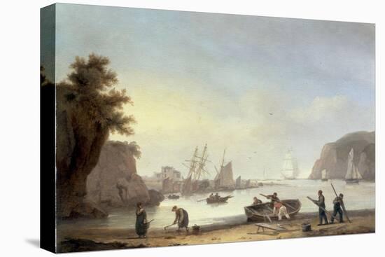 Teignmouth and the Ness, Devon, 1825-Thomas Luny-Stretched Canvas