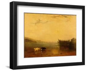 Teignmouth Harbour, c.1812-JMW Turner-Framed Giclee Print