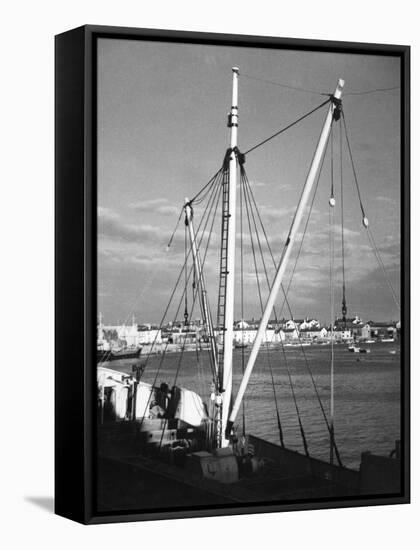 Teignmouth Quay-null-Framed Stretched Canvas