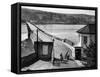 Teignmouth-Shaldon Toll-Fred Musto-Framed Stretched Canvas