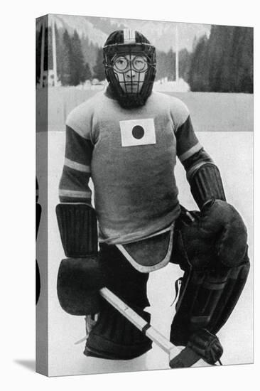 Teiji Homna, Japan Ice Hockey Team, Winter Olympics, Garmisch-Partenkirchen, Germany, 1936-null-Stretched Canvas