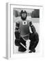 Teiji Homna, Japan Ice Hockey Team, Winter Olympics, Garmisch-Partenkirchen, Germany, 1936-null-Framed Giclee Print