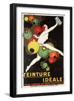 'Teinture Idéale'. Werbeplakat für 'Idéale' Textilfarben. 1927-Jean D'Ylen-Framed Giclee Print