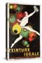 'Teinture Idéale'. Werbeplakat für 'Idéale' Textilfarben. 1927-Jean D'Ylen-Stretched Canvas