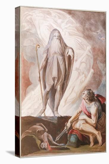 Teiresias Foretells the Future to Odysseus-Henry Fuseli-Stretched Canvas