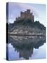 Tejo Castelo de Almourol Reflected in Tagus River, Portugal-Merrill Images-Stretched Canvas