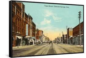 Tejon Street, Colorado Springs, Colorado-null-Framed Stretched Canvas