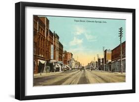 Tejon Street, Colorado Springs, Colorado-null-Framed Art Print