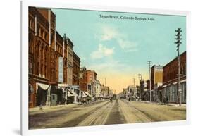 Tejon Street, Colorado Springs, Colorado-null-Framed Art Print