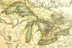 1795 Map Of The Great Lakes-Tektite-Art Print
