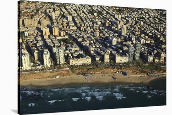 Tel Aviv from Above.-Stefano Amantini-Stretched Canvas