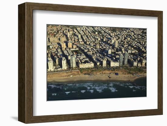 Tel Aviv from Above.-Stefano Amantini-Framed Photographic Print