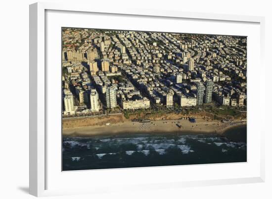 Tel Aviv from Above.-Stefano Amantini-Framed Photographic Print