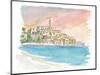 Tel Aviv Jaffa View of Old Town And Sea-M. Bleichner-Mounted Art Print