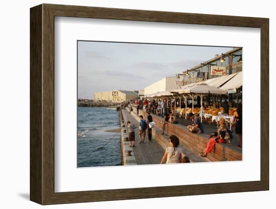 Tel Aviv's New Port Filled with Many Bars-Yadid Levy-Framed Photographic Print